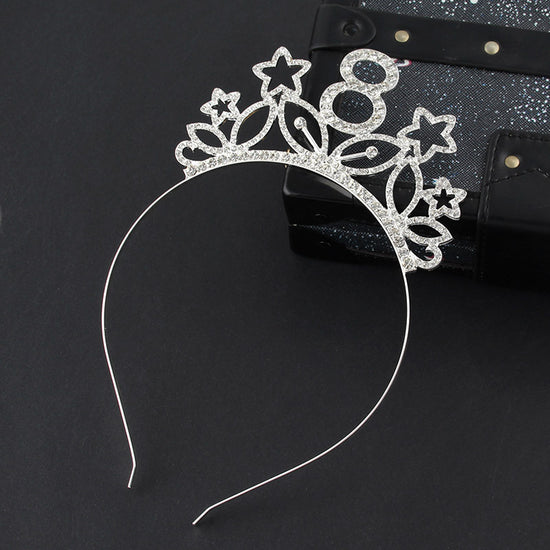 Rhinestone Hair Accessories Alloy Headband For Women