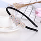 Rhinestone Bow Headband For Women Head Accessories