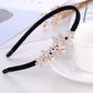 Rhinestone Bow Headband For Women Head Accessories