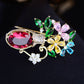 Creative Personality Vase Brooch Accessories Women