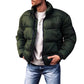 Coat Stand-up Collar Downcotton-padded Jacket Thickened Men&