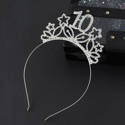 Rhinestone Hair Accessories Alloy Headband For Women