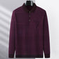 Spring Thin Middle-aged Dad Long Sleeve T-shirt For Men